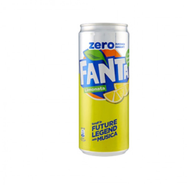 Lattina Fanta Lemon Zero - 33 cl - Fanta