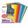 Busta di carta Bristol - 50 x 70 cm - colori assortiti - 15 fogli - Deco
