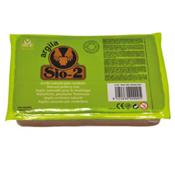 Argilla naturale 100% - panetto 1,5 kg - rosso - Cwr Argilla naturale 100% - panetto 1,5 kg - rosso - Cwr