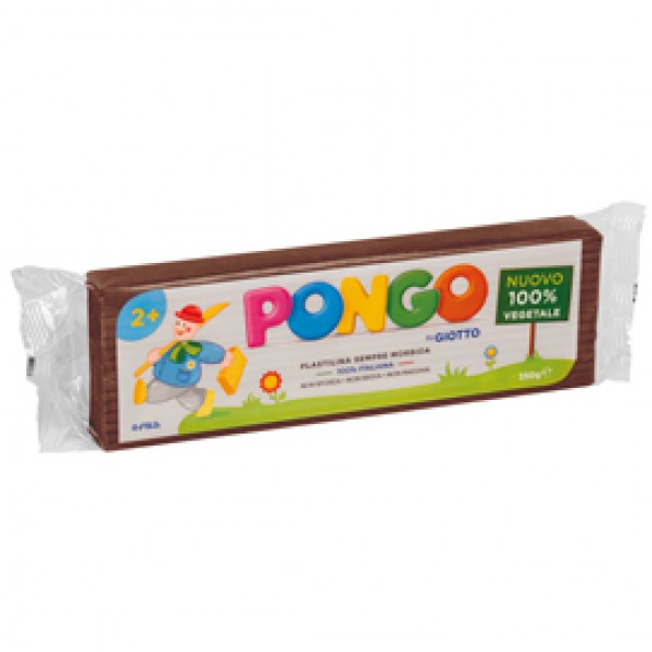 Pasta Pongo - panetto 350 gr - marrone - Giotto Pasta Pongo - panetto 350 gr - marrone - Giotto