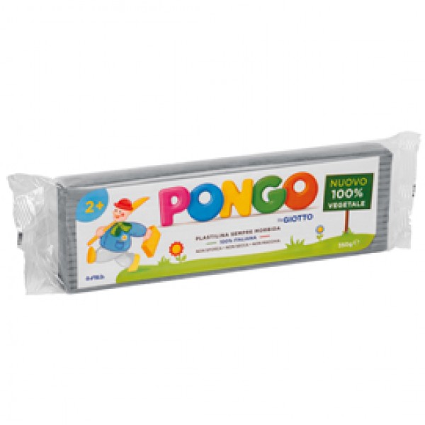 Pasta Pongo - panetto 350 gr - argento - Giotto Pasta Pongo - panetto 350 gr - argento - Giotto