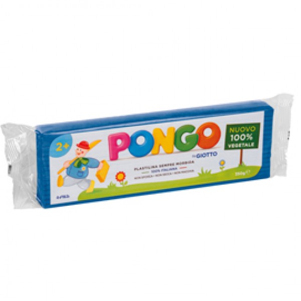 Pasta Pongo - panetto 350 gr - azzurro - Giotto Pasta Pongo - panetto 350 gr - azzurro - Giotto