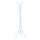 Appendiabiti - 3 supporti - 175 cm - acciaio - bianco - King Collection