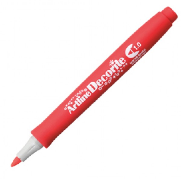 Marcatore Decorite - punta tonda - 1.0 mm - rosso - Artline Marcatore Decorite - punta tonda - 1.0 mm - rosso - Artline