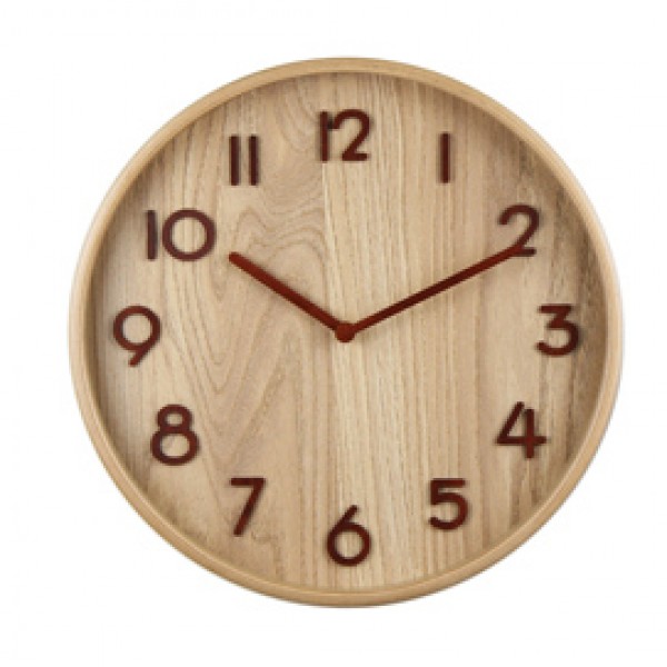 Orologio da parete Wood - diametro 32 cm - legno - Methodo Orologio da parete Wood - diametro 32 cm - legno - Methodo