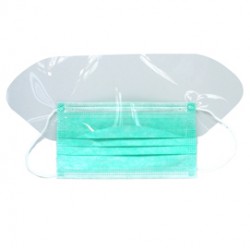 Mascherina chirurgica - con visiera paraschizzi - PVS