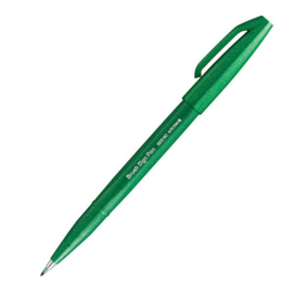 Pennarello Brush Sign Pen - verde - Pentel