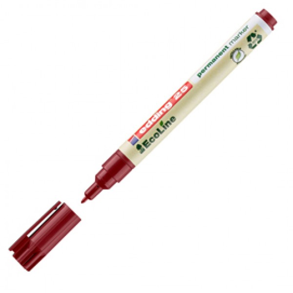 Marcatore permanente 25 Ecoline - punta tonda 1.0 mm - rosso - Edding Marcatore permanente 25 Ecoline - punta tonda 1.0 mm - rosso - Edding