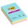 Blocco Post it® Super Sticky - 4690-SS3COS - a righe - 101 x 152 mm - colori Cosmic - 90 fogli - Post it® - conf. 3 pezzi