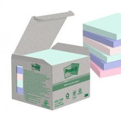 Blocco Post it®  Green - 654-1GB - 76 x 76 mm - natural - 100 fogli - Post it® - conf. 6 pezzi
