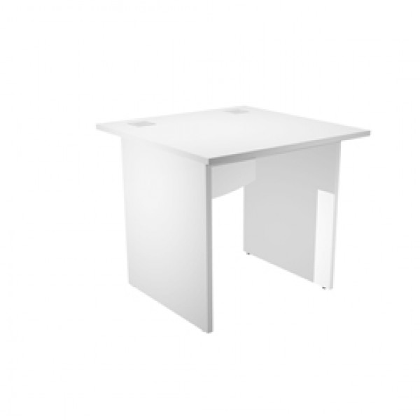 Scrivania Operativa Agorà Basic - fianchi melaminico - 80 x 80 x H73 cm - bianco - Artexport
