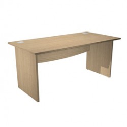 Scrivania Operativa Agorà Basic - fianchi melaminico - 160 x 80 x H73 cm - rovere - Artexport