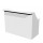 Modulo Reception Prestige - sopralzo con desktop incluso - 140 x 76 x 117 cm - bianco/bianco - Artexport