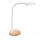 Lampada Flex Desk - a led - con base in legno - bianco - Cep
