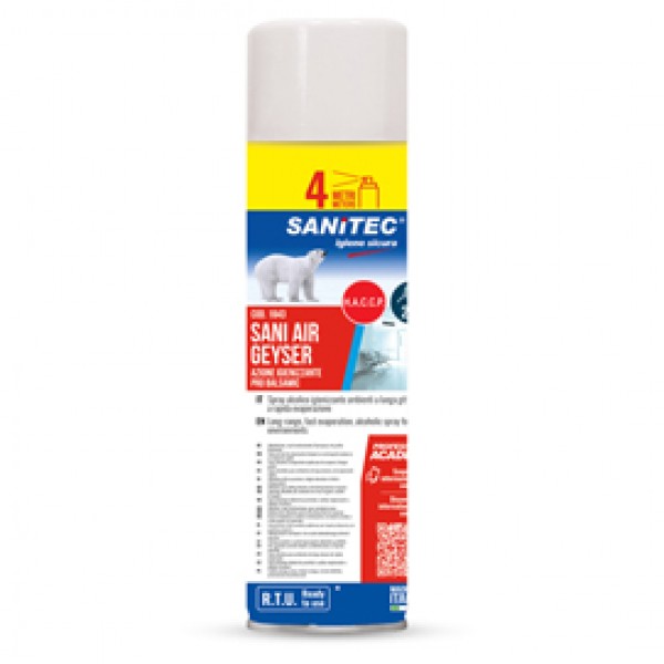 Spray alcolico igienizzante - per ambienti - Sani Air Geyser - 500 ml - Sanitec