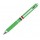 Penna a sfera a scatto multifunzione - fusto verde chiaro gommato Italia - Osama