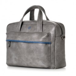 Borsa con manici Bluegate - 40 x 29 x 16 cm - grigio - In Tempo