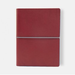 Taccuino Evo Ciak - 15 x 21 cm - fogli bianchi - copertina rosso - In Tempo