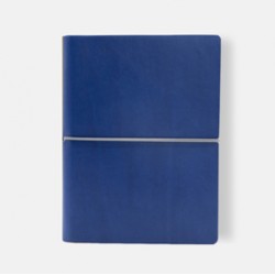 Taccuino Evo Ciak - 9 x 13 cm - fogli a righe - copertina blu - In Tempo