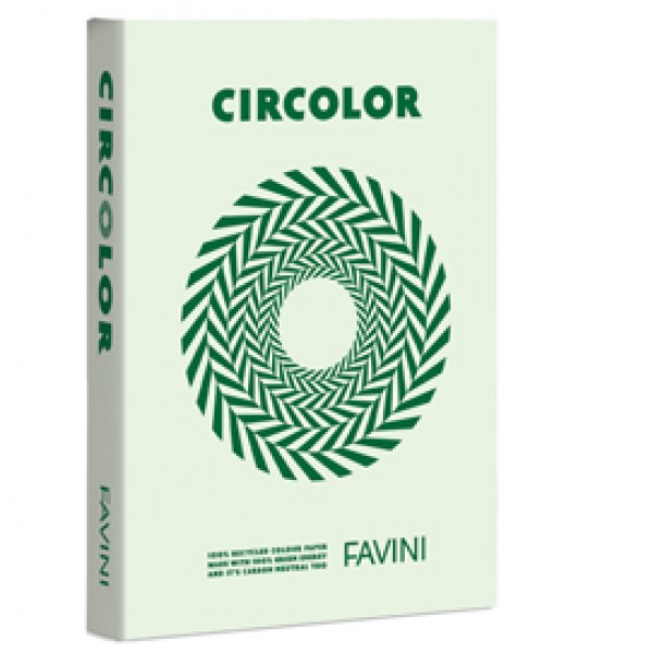 Carta Circolor - A4 - 80 gr - verdino - Favini - conf. 500 fogli