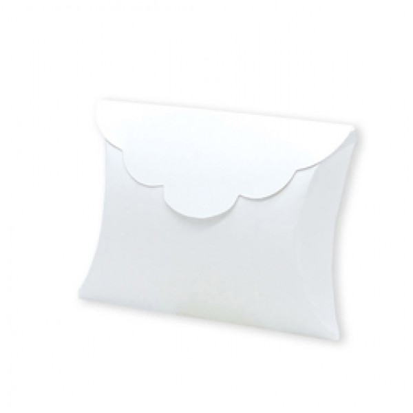 Scatolina portaconfetti - carta - 10 x 8 x 3 cm - bianco - Big Party - conf.25 pezzi Scatolina portaconfetti - carta - 10 x 8 x 3 cm - bianco - Big Party - conf.25 pezzi