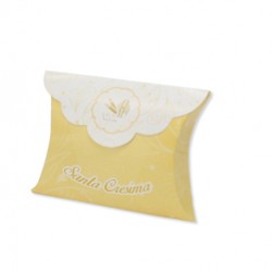 Scatolina portaconfetti - Cresima - carta - 10 x 8 x 3 cm - Big Party - conf.25 pezzi