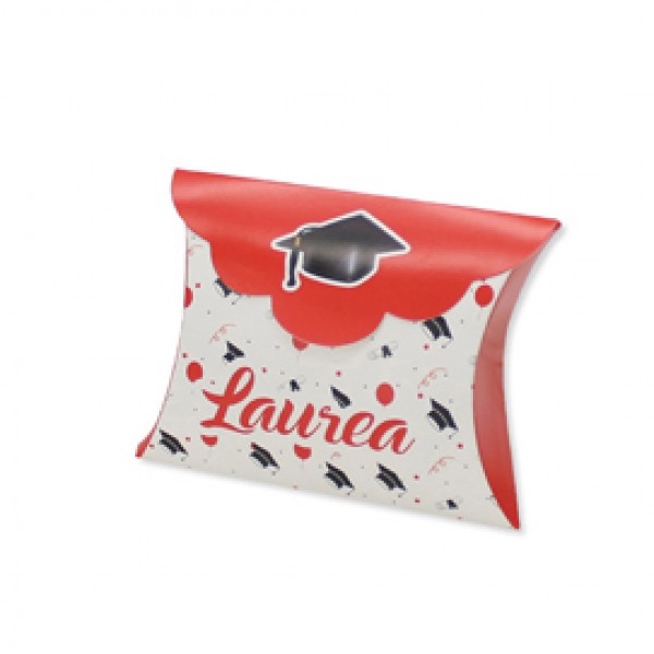 Scatolina portaconfetti - Laurea - carta - 10 x 8 x 3 cm - Big Party - conf.25 pezzi Scatolina portaconfetti - Laurea - carta - 10 x 8 x 3 cm - Big Party - conf.25 pezzi