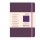 Taccuino Ispira - con elastico - copertina rigida - A5 - 96 fogli - puntinato - viola - Fabriano