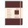 Taccuino Ispira - con elastico - copertina flessibile - A5 - 96 fogli - puntinato - marrone - Fabriano