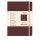 Taccuino Ispira - con elastico - copertina flessibile - A5 - 96 fogli - righe - marrone - Fabriano