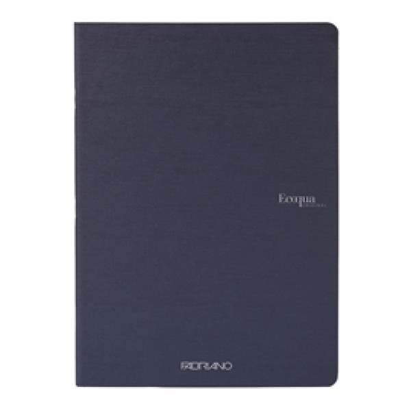 Maxiquaderno EcoQua original PM - A4 - 90 gr - 1 rigo - 40 fogli - blu scuro - Fabriano Maxiquaderno EcoQua original PM - A4 - 90 gr - 1 rigo - 40 fogli - blu scuro - Fabriano