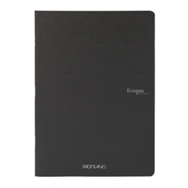 Maxiquaderno EcoQua original PM - A4 - 90 gr - 1 rigo - 40 fogli - nero - Fabriano Maxiquaderno EcoQua original PM - A4 - 90 gr - 1 rigo - 40 fogli - nero - Fabriano