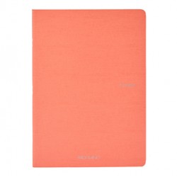 Maxiquaderno EcoQua original PM - A4 - 90 gr - 1 rigo - 40 fogli - lampone - Fabriano