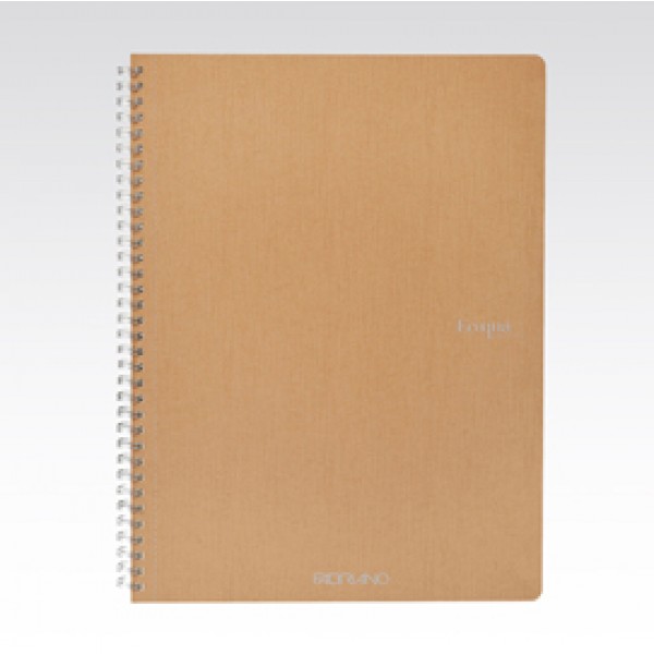 Maxiquaderno EcoQua original - spiralato - A4 - 90 gr - 1 rigo - 70 fogli - bruno - Fabriano Maxiquaderno EcoQua original - spiralato - A4 - 90 gr - 1 rigo - 70 fogli - bruno - Fabriano