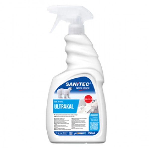Disincrostante Ultrakal - fortemente acido - profumato - 750 ml - Sanitec Disincrostante Ultrakal - fortemente acido - profumato - 750 ml - Sanitec