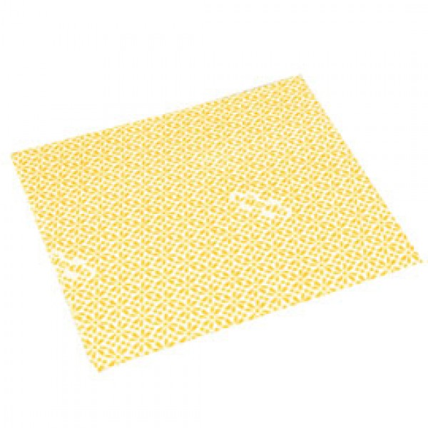 Panno multiuso Wipro - con proprietà antibatteriche - 36 x 42 cm - giallo - Vileda - conf. 20 pezzi