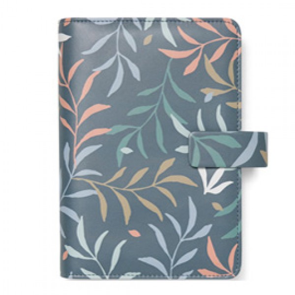 Organiser Botanical - f.to Personal 187 x 153 x 40 mm - con cinturino - blu - Filofax Organiser Botanical - f.to Personal 187 x 153 x 40 mm - con cinturino - blu - Filofax