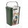 Pattumiera Gino - per rifiuti organici - 24 x 19 x 35,5 cm - 12 lt - verde bosco - Perfetto