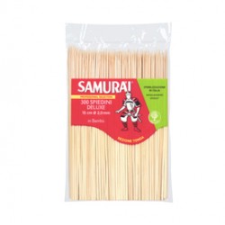 Spiedi delux - in bambù - 15 cm - Samurai Party - conf. 300 pezzi