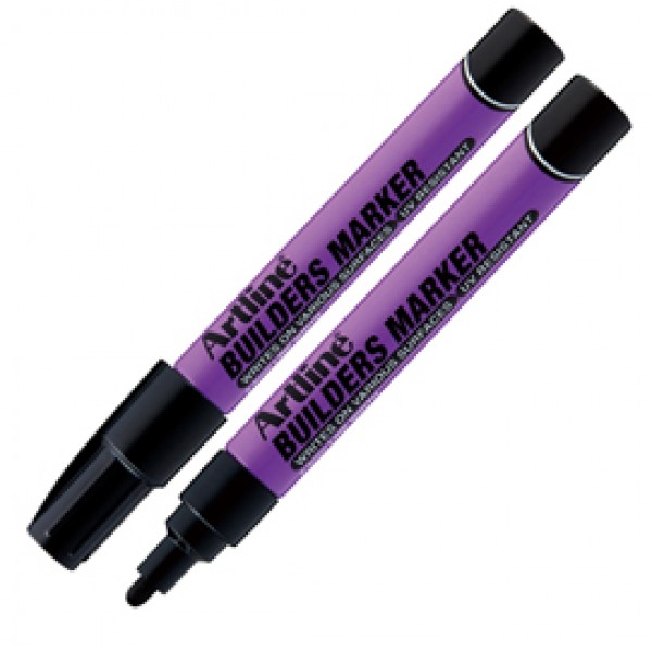 Marcatore permanente - per costruttori - punta tonda 2,3 mm - nero - Artline Marcatore permanente - per costruttori - punta tonda 2,3 mm - nero - Artline