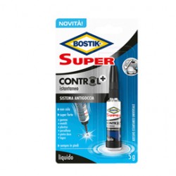 Colla istantanea Super Control - universale - c/sistema antigoccia - 5 gr - Bostik