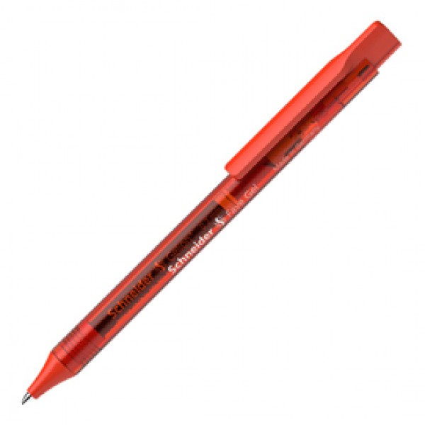 Penna gel Fave a scatto - punta 0.7 mm - rosso - Schneider Penna gel Fave a scatto - punta 0.7 mm - rosso - Schneider