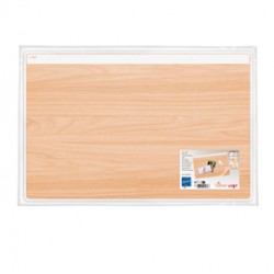 Sottomano Silva - pvc - con stampa legno - copertura trasparente - antiriflesso - Cep