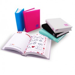 Diario femminile - 12 mesi - copertina soft touch - colori assortiti - Blasetti