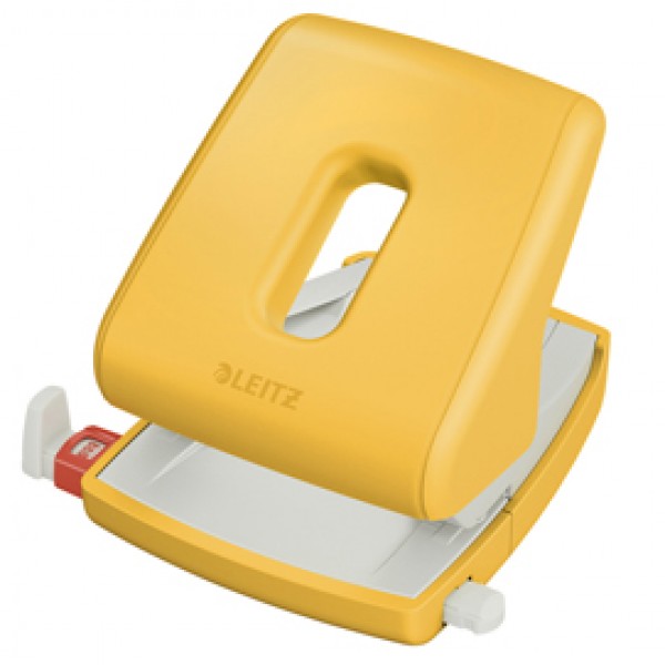 Perforatore Cosy - a 2 fori - giallo - Leitz Perforatore Cosy - a 2 fori - giallo - Leitz