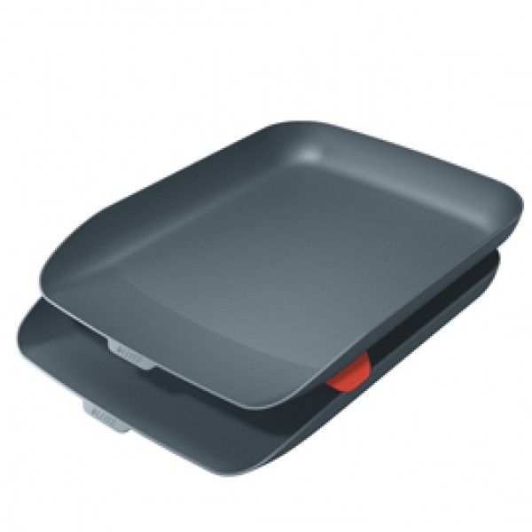 Kit doppia vaschetta portacorrispondenza Cosy - grigio - Leitz Kit doppia vaschetta portacorrispondenza Cosy - grigio - Leitz