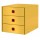 Cassettiera Click&Store Cosy - 3 cassetti - giallo - Leitz