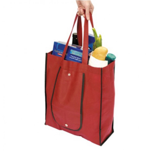 BorsaPocket Bag - per la spesa - TNT - 37 x 33 x 12 cm - rosso - Berni Group BorsaPocket Bag - per la spesa - TNT - 37 x 33 x 12 cm - rosso - Berni Group