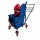 Carrello per pulizie Grouse26 - 25 L - 41 x 58 x 93 cm - blu/rosso - Taxon