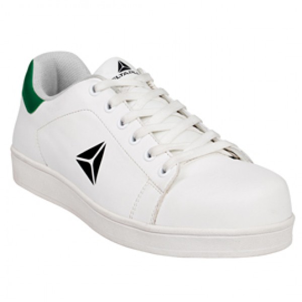 Calzatura di sicurezza Smash S1P SRC HRO - pelle - numero 41 - bianco - Deltaplus Calzatura di sicurezza Smash S1P SRC HRO - pelle - numero 41 - bianco - Deltaplus